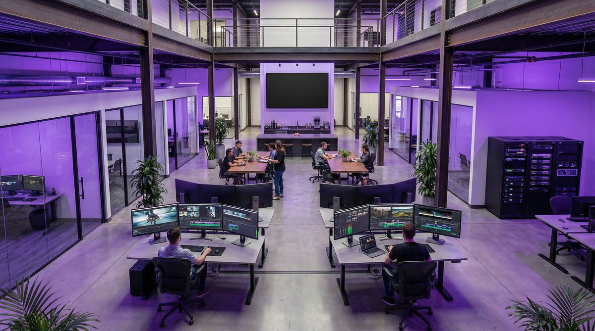 深夜撸片视频制作工作室